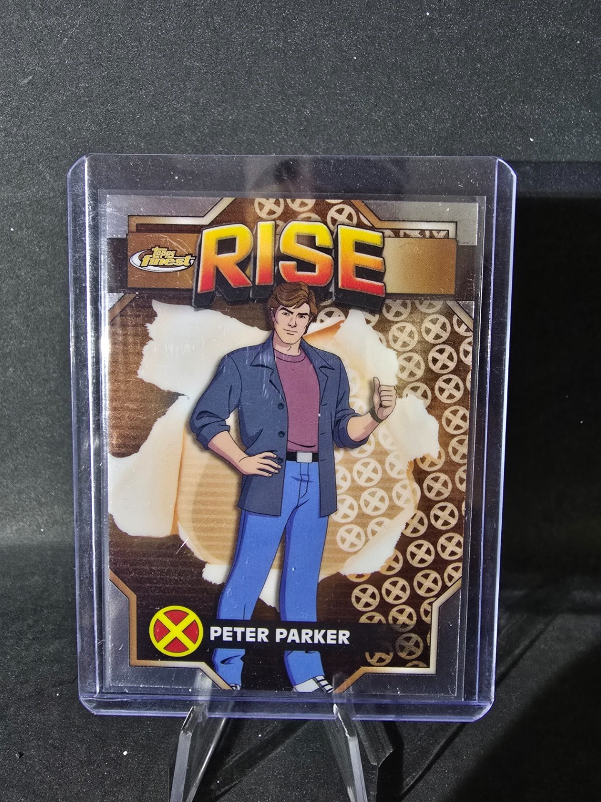 2025 Topps Finest Marvel X-Men '97 #19 Rise Peter Parker