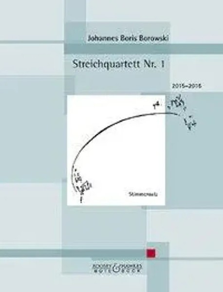 Johannes Boris Borowski | Streichquartett Nr. 1 | Buch | Deutsch (2018) | 32 S.-image