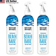 Not Your Mother's Beach Babe Sea Salt Spray 8 Fl Oz Pack of 3 , White