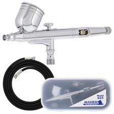 Master Airbrush Model G23 Multi-Purpose Dual-Action Gravity Feed Airbrush Set Kt
