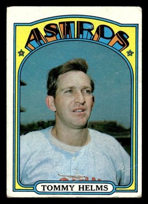 1972 Topps Baseball #204 Tommy Helms PR *e1