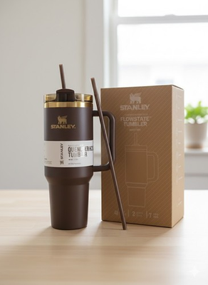 #ad Stanley CHOCOLATE GOLD 40oz FACTORY SEALED Limited Quencher Tumbler NEW $70.00