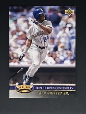 1993 Upper Deck Triple Crown Contenders  Ken Griffey Jr . Insert #TC4 (A36)