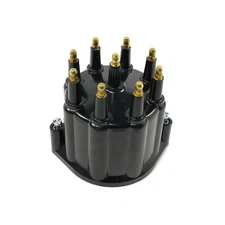 Pertronix Distributor Cap D650710; Replacement Cap Black Male/HEI for V8