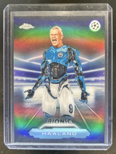 2025-26 Topps Chrome UEFA Erling Haaland Bionic SSP #B-2 Man City