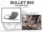 GENUINE ROYAL ENFIELD BULLET 650 Sumpguard Sump Guard Silver