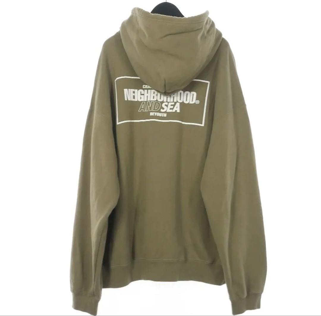 NEIGHBORHOOD×WIND AND SEA / C-HOODED L（L wind and sea  