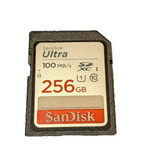 SANDISK 256GB Ultra SDXC UHS-I Memory Card - 100MB/s, C10, U1, Full HD, SD Card