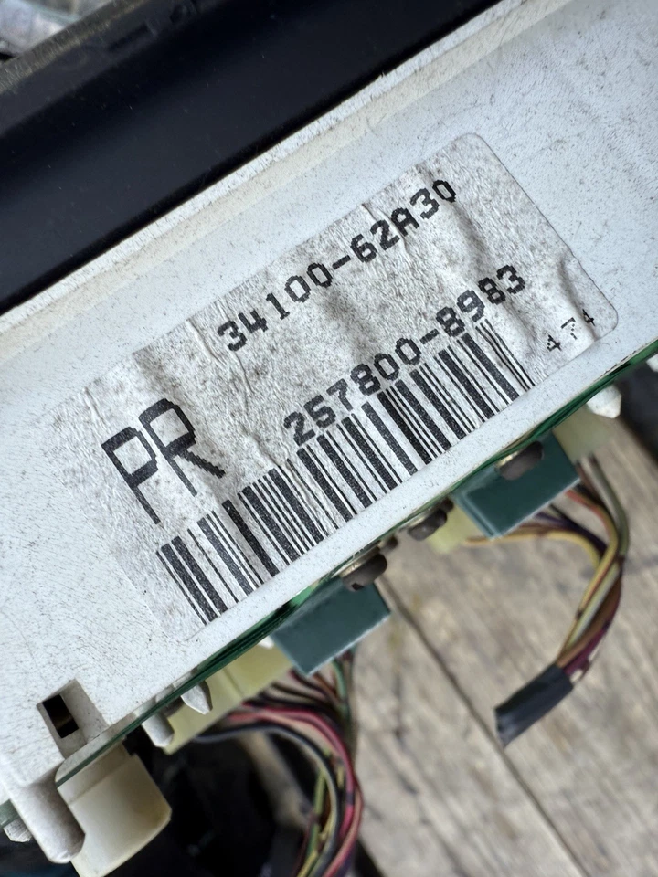 Cuadro de instrumentos 89 Geo Tracker 1,6 MT 34100-62A30 calibre velocímetro velocímetro Foto 4 de 4