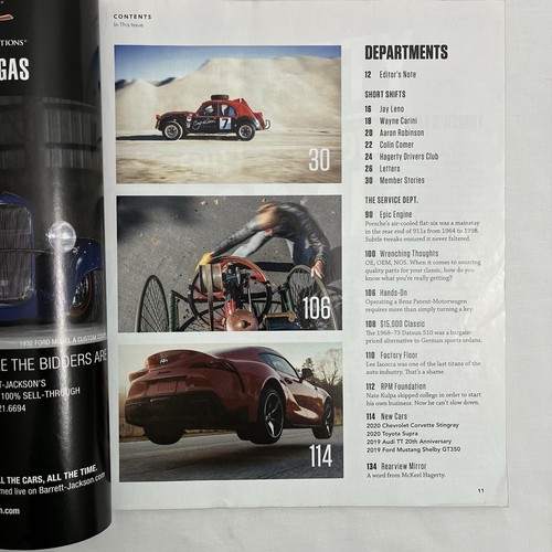Hagerty Drivers Club Magazine Lot of 2 Car Magazines Sep/Oct 2019, Nov/Dec 2019 - Picture 4 of 10