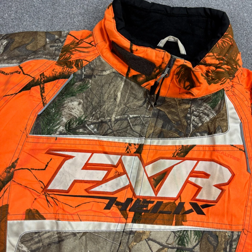 Chaqueta Fox Niños X Grande Marrón Ropa de Trabajo RealTree Lona Camuflaje Caza Forrada Juventud Foto 2 de 4