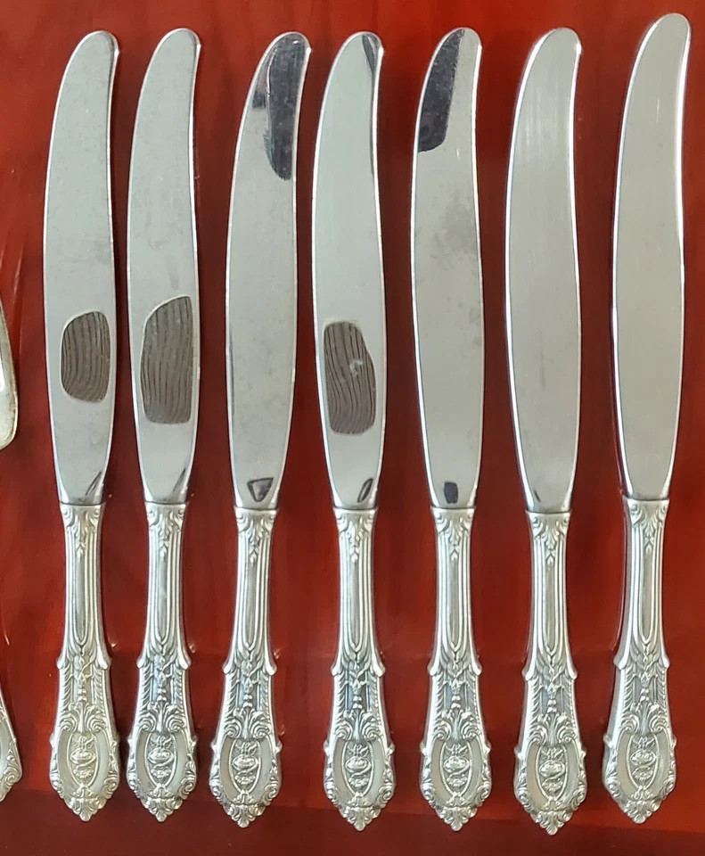 Juego Wallace Rose Point de plata de ley Foto 2 de 4