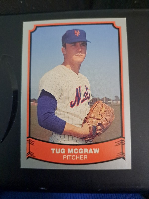 1988 Pacific Baseball Legends Tug McGraw Card #96 Mets HOF