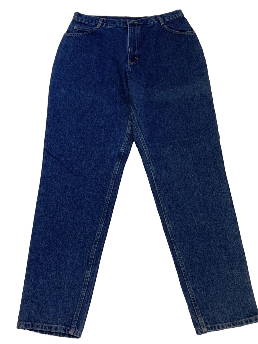 NWT VTG 80's 90's Gitano Mom Jeans Size 18 Tall Blue Denim High Rise  Tapered Leg | eBay