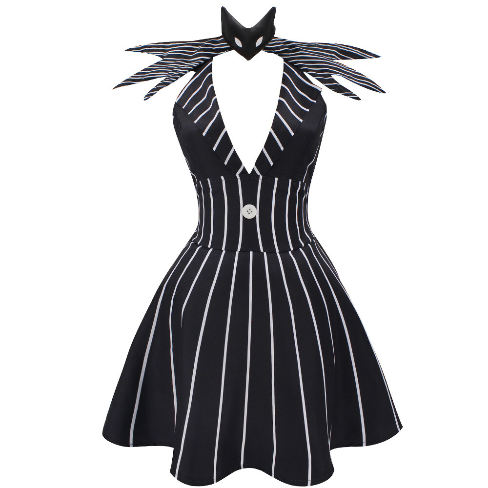 nightmare before christmas homecoming dress The Cosplay Costume Jack Skellington Women's nightmare before christmas dress