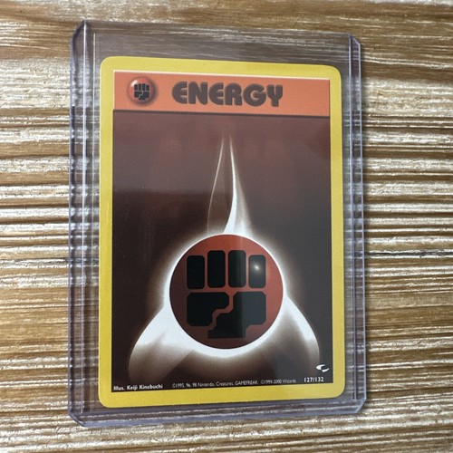 Fighting Energy Gym Heroes Unlimited 127/132 Pokemon Card NM - 第 1/2 張圖片