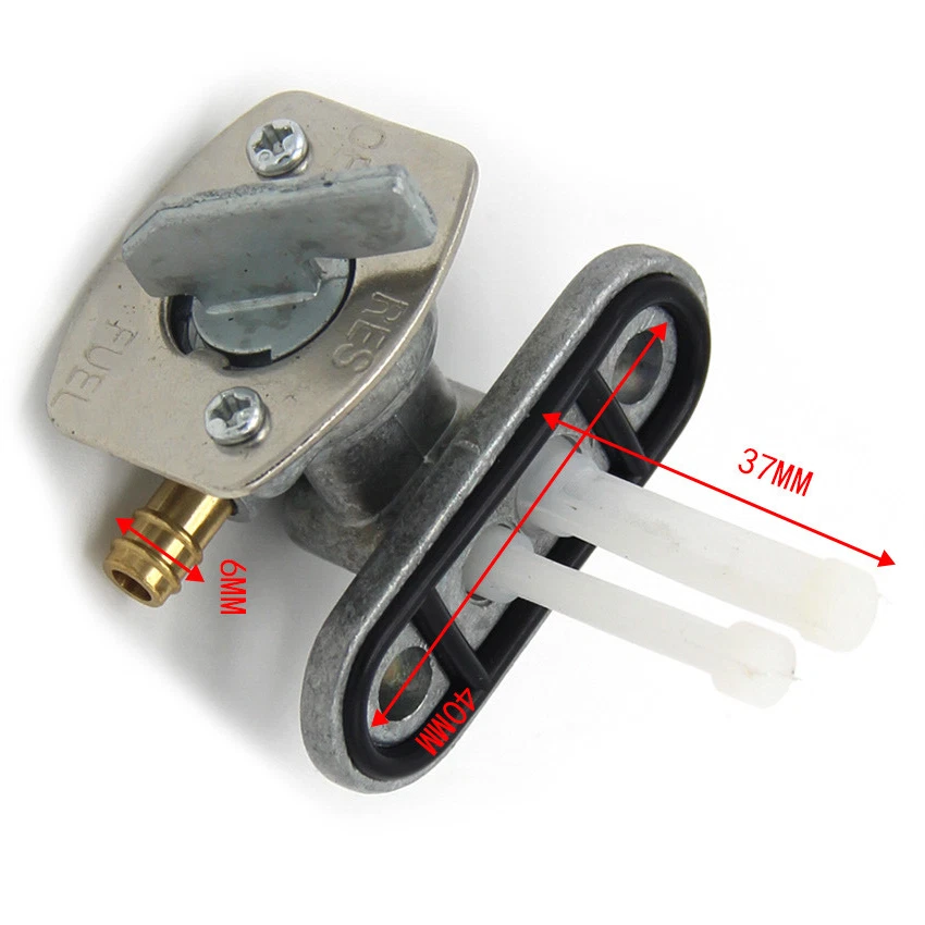 Interruptor de válvula Petcock de gas combustible para Yamaha YZ80 YZ85 YZ250F YZ400F YZ426F SR400 Foto 4 de 4