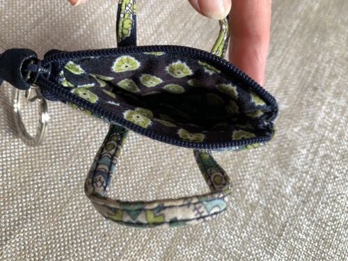Vera Bradley Key Ring Coin Purse Top Zipper - Picture 2 of 7