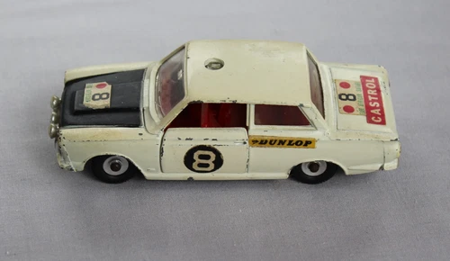 Dinky Toys 212 Ford Cortina Rally Car - East Africa Safari - Vintage