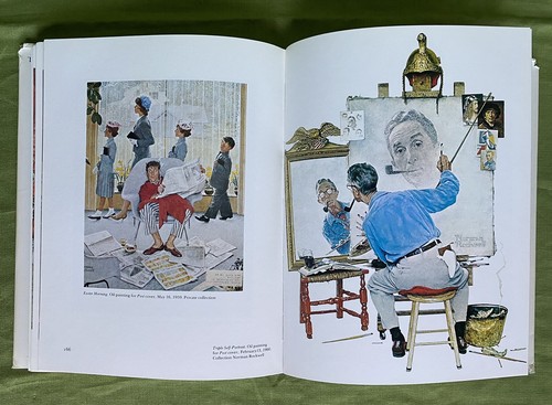 Signed 1st Edition 1979 THE NORMAN ROCKWELL TREASURY by Thomas S. Buechner - Picture 7 of 12