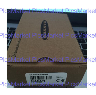 one new brand banner Laser ranging sensor Q4XTULAF300-Q8 via DHL/UPS/FedEx