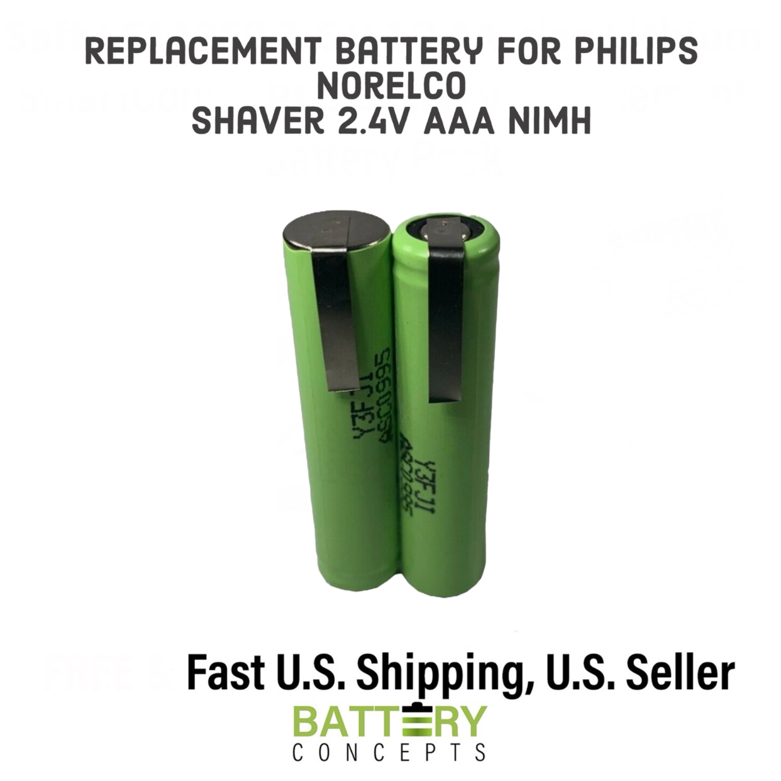2.4V AAA NiMh 800 mAh Battery Pack for Cordless shavers, raz