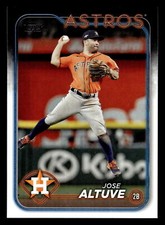 Jose Altuve 2024 Topps #700 Houston Astros