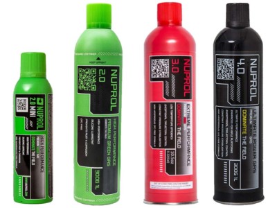 Gaz Vert Nuprol 2.0 Unisexe 300g - Pour Répliques Airsoft GBB | Lubrifié & Sans CFC