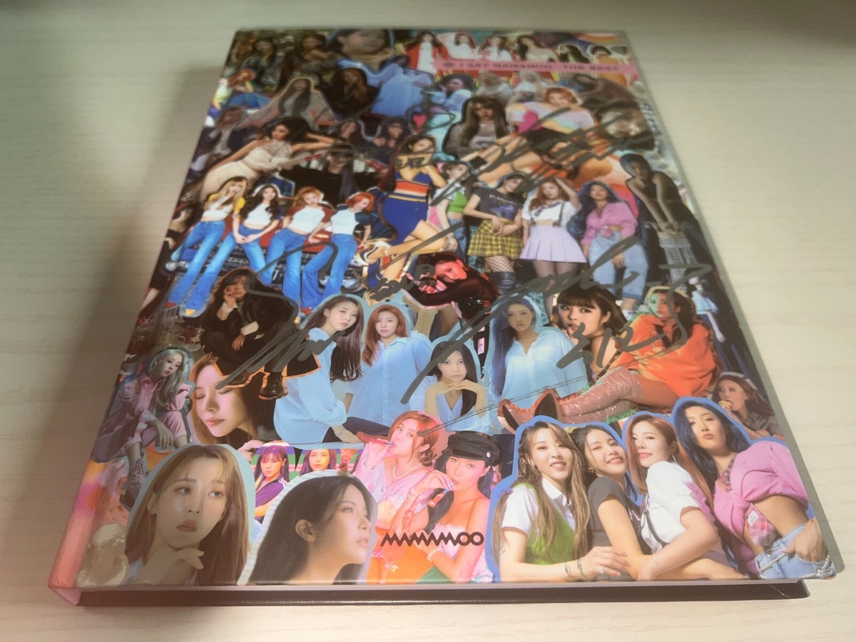 Mamamoo [I SAY MAMAMOO : THE BEST] Autographed Signed Album | eBay