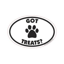 Got Treats Euro Dog Car Magnet