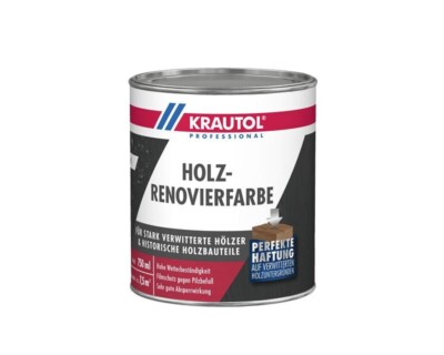  12,00L   2,5 L  Krautol Holzrenovierfarbe 7016 tropfgehemmt elastisch Holz ect.