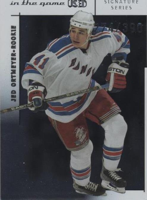 2003-04 In the Game-Used Signature Series - Jed Ortmeyer #168 - 1 of 1