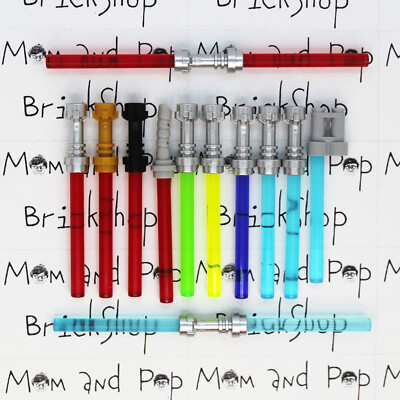 LEGO Lightsaber Star Wars Super Set Yoda Luke Windu Vader Maul Jedi Sith  Lot