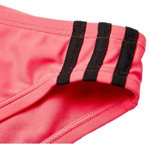 adidas Women's Sport Hipster Bikini Bottoms Size Large NEW Pink Black Stripes - Picture 5 of 6