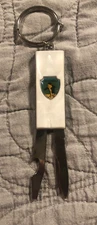 VINTAGE SEA WORLD Pocket Knife Keychain Fort Inc NEW