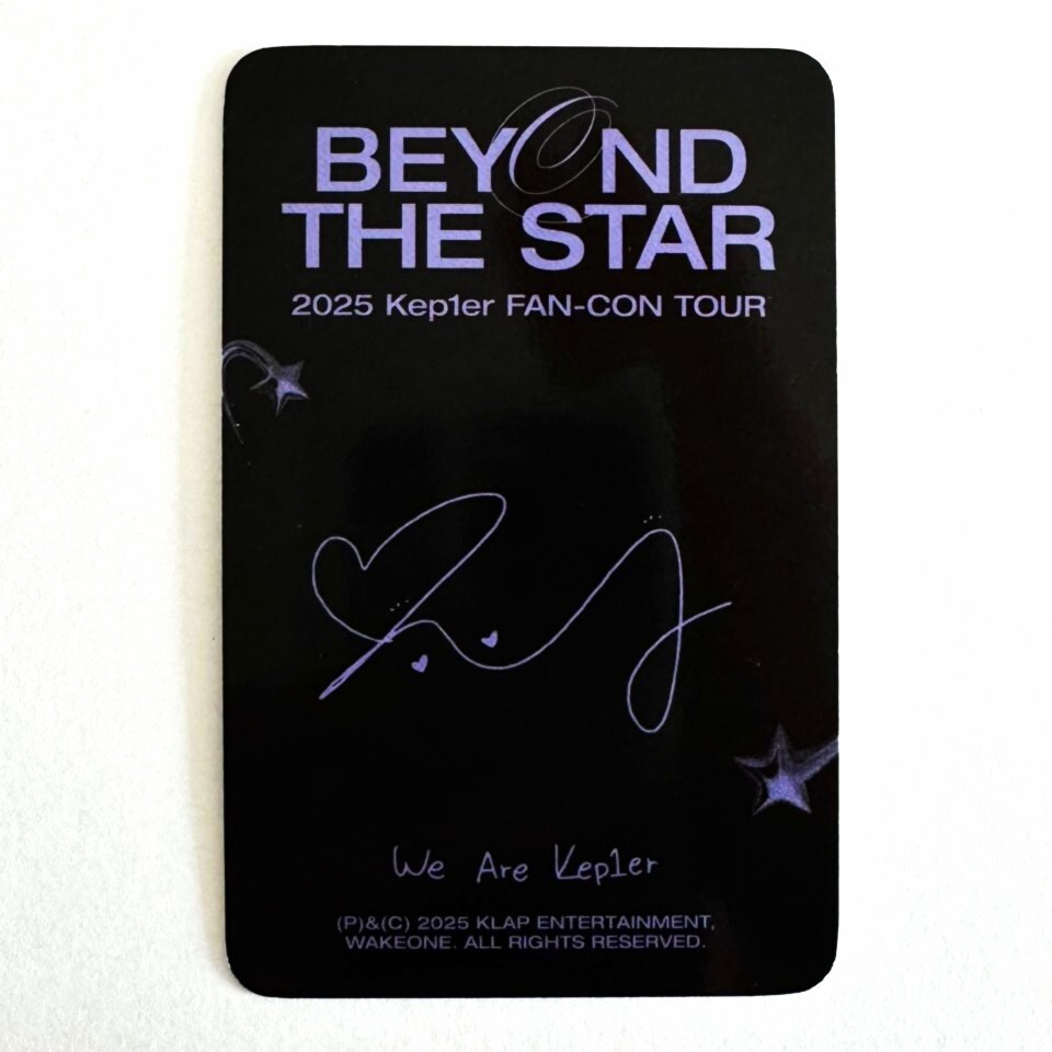 Kep1er 2025 FAN-CON TOUR BEYOND THE STAR Official photocard | eBay