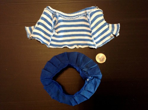 ORIGINALE VESTITO 1964 EMILIO SCHUBERTH PER BAMBOLA JENNI ITALOCREMONA - Foto 3 di 3