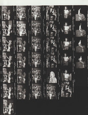 Orig Contact Photo Sheet & Negatives Brooke Shields Jamie Farr Susanne Severeid