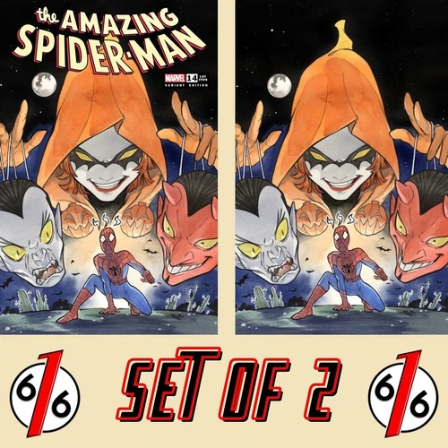 🔥🕷 AMAZING SPIDER-MAN #14 MOMOKO 616 Trade Dress & Virgin Variant Set DARK WEB