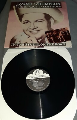 LP Hank Thompson  The Brazos Valley Boys  In The Studio,  On The Road Vinyl 