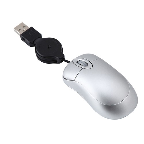Wired Maus for laptop-Kabel Maus Mini-Teleskop Computer Notebook-Maus Trag - Bild 33 von 35