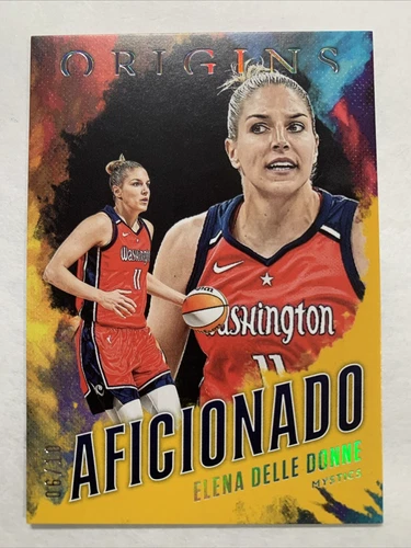 2023 WNBA Origins Elena Delle Donne Aficionado #9 Gold 6/10