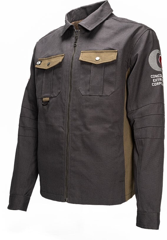 Dead Space CEC Member Cotton Canvas Jacket Coat Full Zipper Dead Space CEC Member Cotton Canvas Jacket Coat Full Zipper
