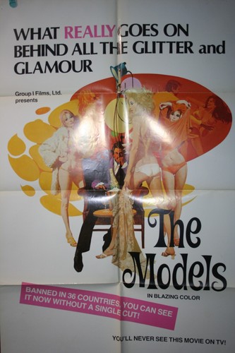 LES MODÈLES Affiche de film vintage 1 feuille INTERDITE 1973 PAOLA SENATORE LUCRETIA LOVE