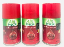 3 Harvest Apples Cinnamon Velvet Air Wick Freshmatic Automatic Spray Refill