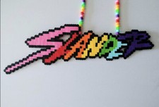    NEW SLANDER Kandi Perler Necklace EDM EDC Fest Rave Dance   