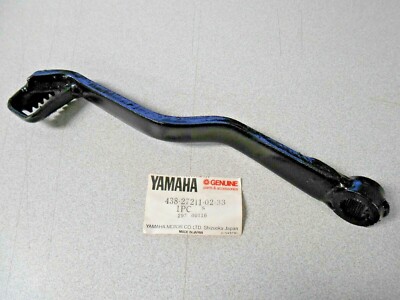 NOS Yamaha Rear Black Brake Pedal 1974 DT250 DT360 438-27211-02-33