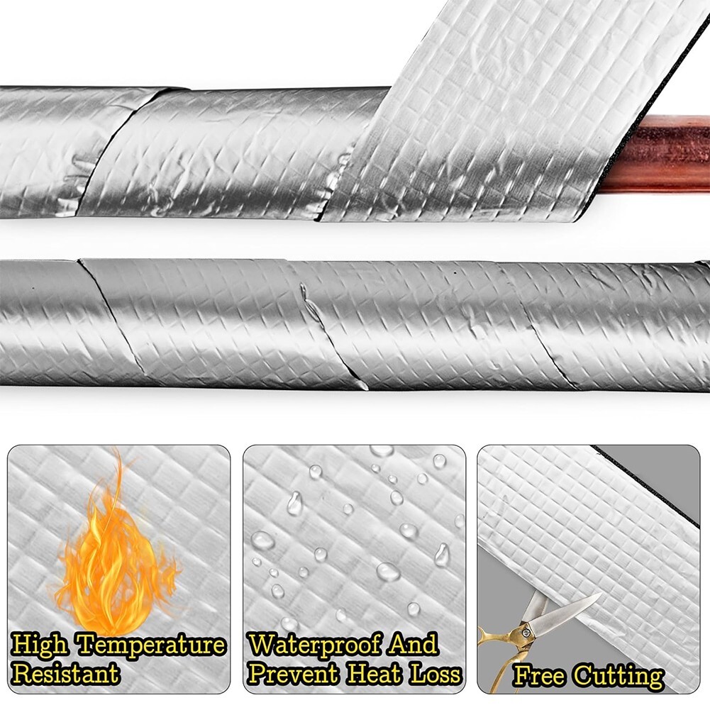 Flame Retardant Pipe Wrap Insulation Ensures Pipe's Lifespan 2 x 32 8ft