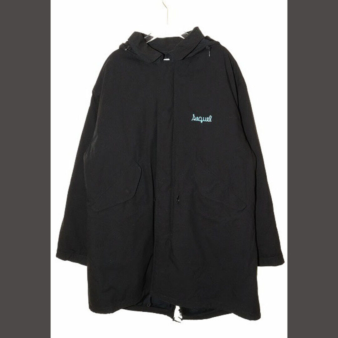SEQUEL 21AW FISHTAIL JACKET L PADDED MOD COAT BLACK 250112 SEQUEL 21AW FISHTAIL JACKET L PADDED MOD COAT BLACK 250112