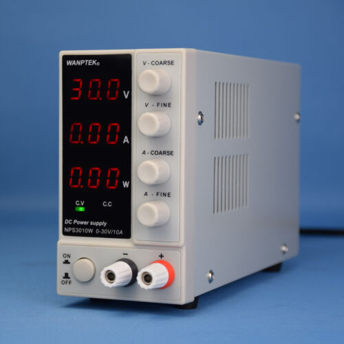 Einstellbar 0-30V 0-10A Labornetzgerät DC Schaltnetzteil 3 Digits Display 300W - Bild 10 von 10